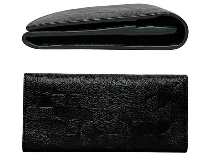Alfred Dunhill Dunhill Black Leather Bifold Long Wallet - view 3
