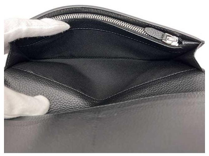 Alfred Dunhill Dunhill Black Leather Bifold Long Wallet - view 6