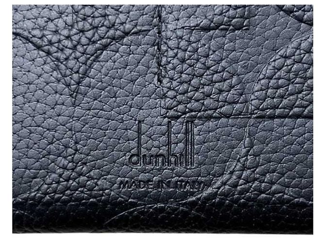 Alfred Dunhill Dunhill Black Leather Bifold Long Wallet - view 8