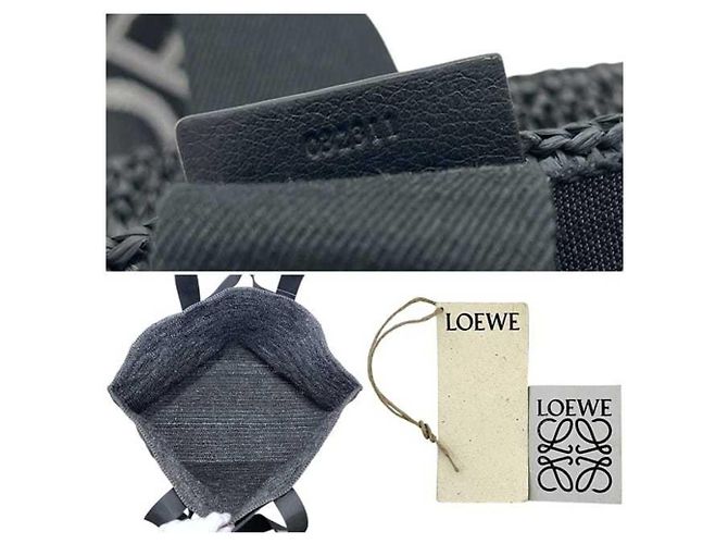 Borsa Tote Pieghevole Loewe Nero - vista 11