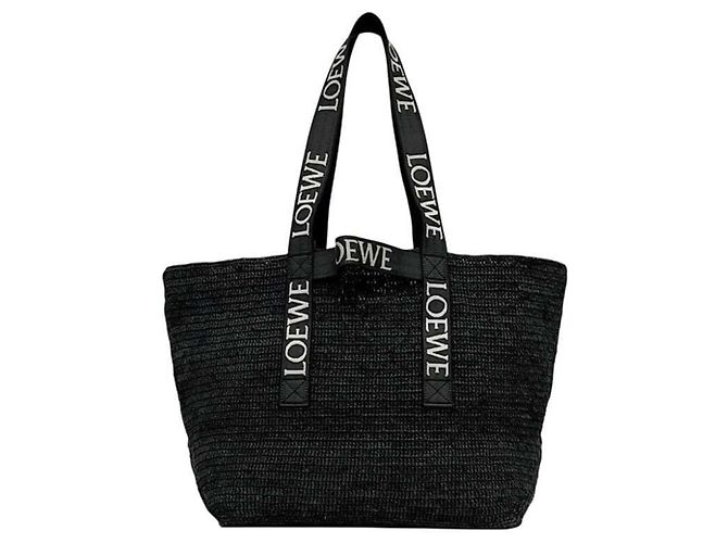 Borsa Tote Pieghevole Loewe Nero - vista 2