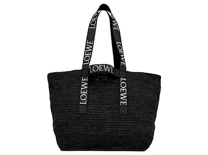 Borsa Tote Pieghevole Loewe Nero - vista 4