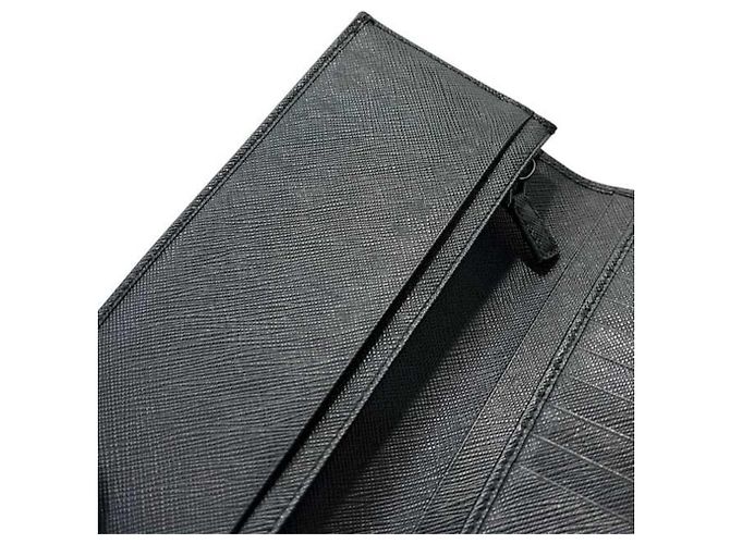 Cartera Larga Saffiano Prada Negro - vista 7