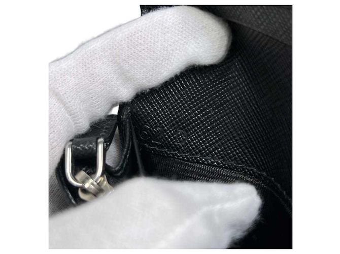 Cartera Larga Saffiano Prada Negro - vista 9