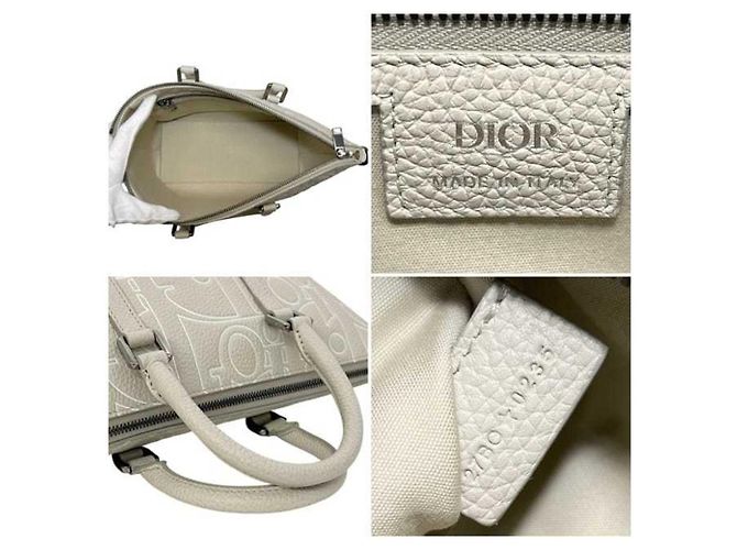 Borsa da weekend 2 in 1 Christian Dior Beige - vista 4