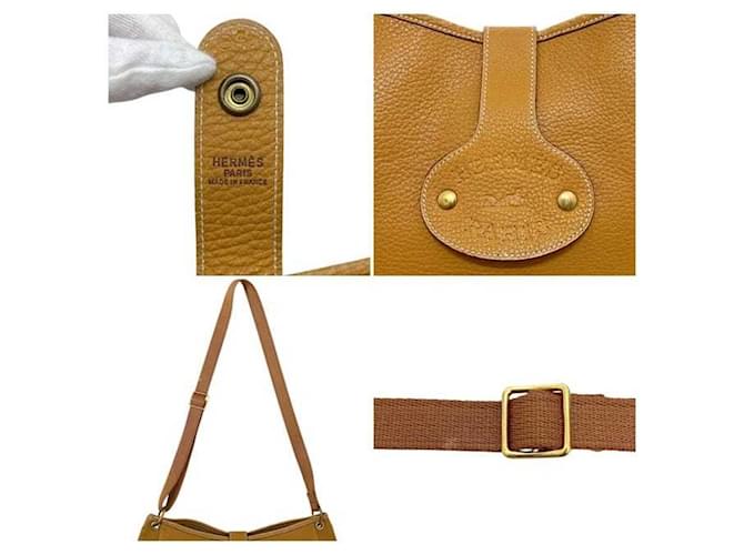 Borsa a Spalla Rodeo Hermès Marrone Cammello - vista 5