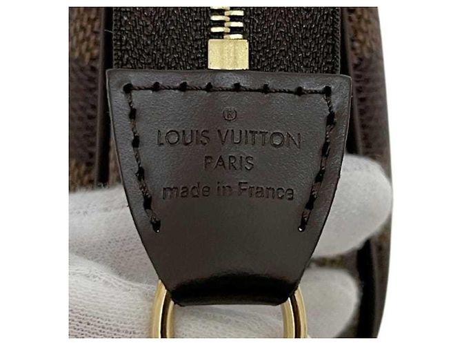 Borsa Eva 2 in 1 Louis Vuitton Marrone Damier ebene - vista 7