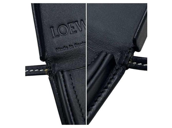 Mini-Leder-Heelpouch von LOEWE Schwarz - Ansicht 11
