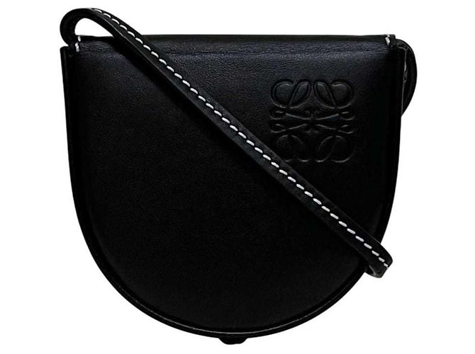 Mini-Leder-Heelpouch von LOEWE Schwarz - Ansicht 2