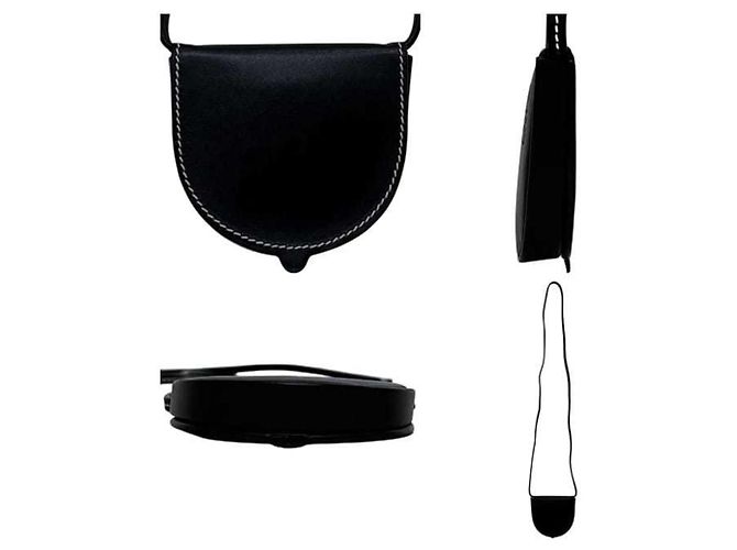 Mini-Leder-Heelpouch von LOEWE Schwarz - Ansicht 3