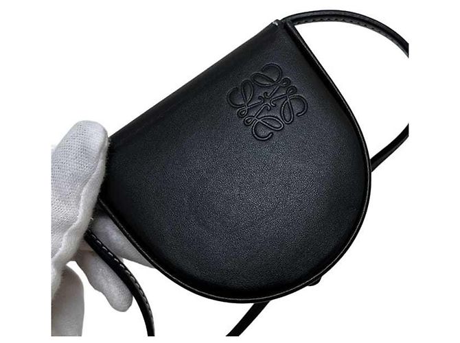 Mini-Leder-Heelpouch von LOEWE Schwarz - Ansicht 8