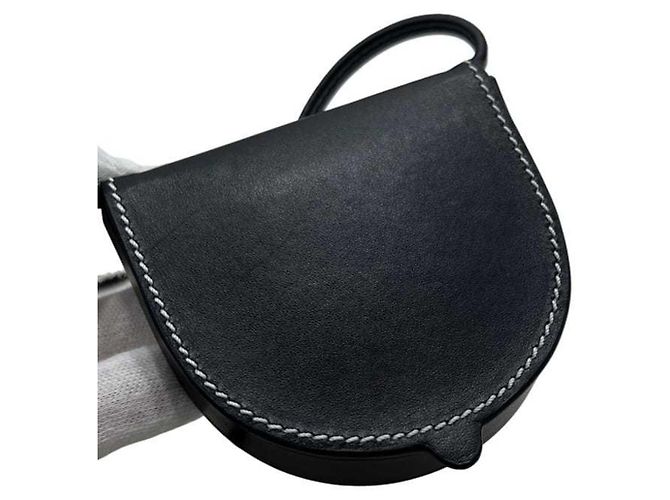 Mini-Leder-Heelpouch von LOEWE Schwarz - Ansicht 9