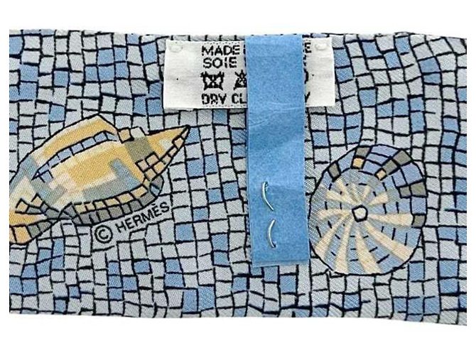 Hermès Bandana Twilly Blau Hellblau - Ansicht 6