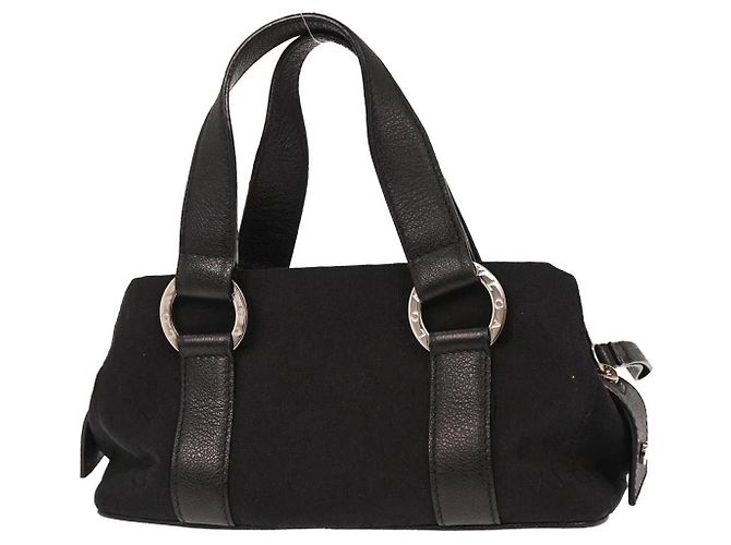 Bulgari Bvlgari Logomania Canvas Nero - vista 2