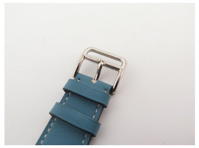 Hermès RELÓGIO HERMES HEURE H HH1.510 QUARTZ 34 MM EM AÇO E COURO AZUL Prata - vista 7