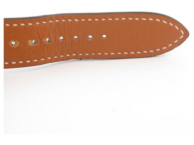 Hermès RELÓGIO HERMES HEURE H HH1.510 QUARTZ 34 MM EM AÇO E COURO AZUL Prata - vista 8