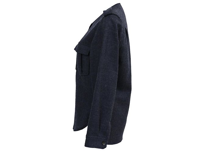Knopfbluse Isabel Marant aus Marineblauer Wolle - Ansicht 2