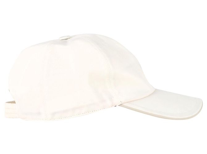 Casquette Loro Piana en polyester blanc - vue 2