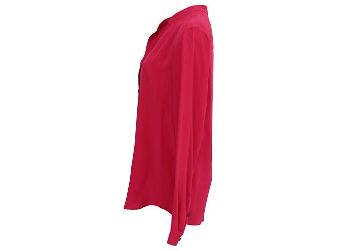 Stella Mc Cartney Camicia Eva di Stella McCartney in seta rosa Marrone - vista 2