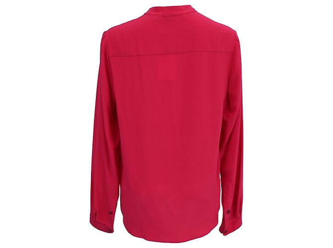 Stella Mc Cartney Camicia Eva di Stella McCartney in seta rosa Marrone - vista 3