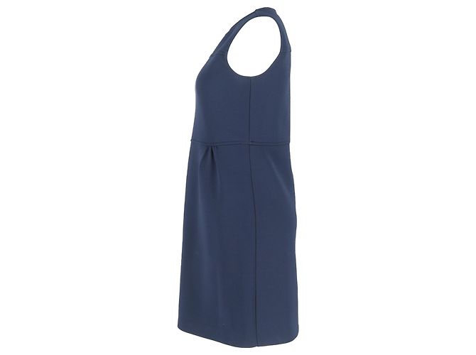 Weekend Max Mara Mini Kleid aus Marineblauem Polyester - Ansicht 2