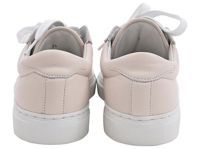 Tênis Monili Low Top em Couro Bege da Brunello Cucinelli - vista 3