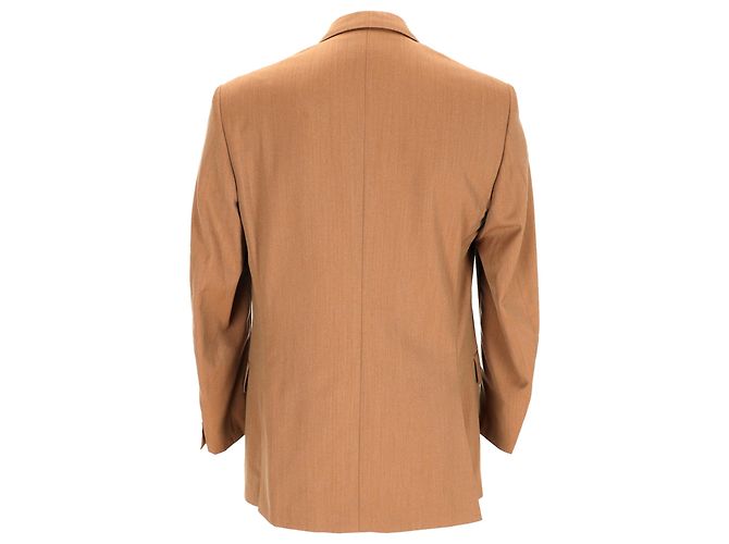 Everyday  Balenciaga Single-Breasted Blazer with Pockets in Brown Wool - view 3