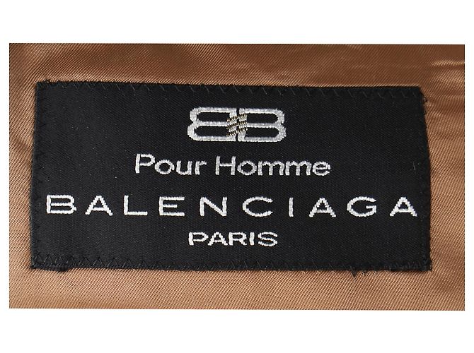 Everyday  Balenciaga Single-Breasted Blazer with Pockets in Brown Wool - view 4