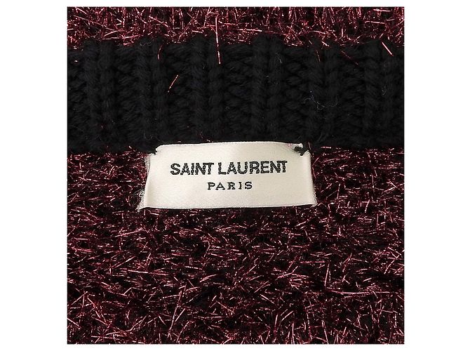 Yves Saint Laurent Lame Stricktop von Saint Laurent Paris Pink - Ansicht 5
