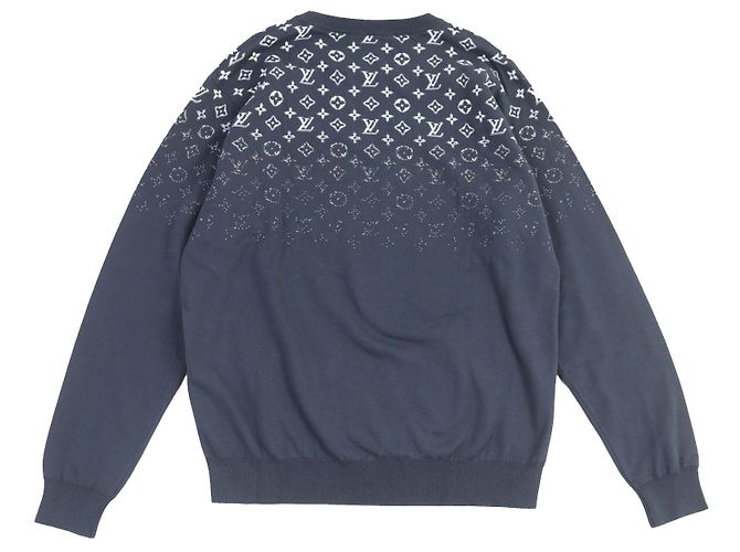 Louis Vuitton Gradient Monogram Baumwollstrick Grau - Ansicht 2