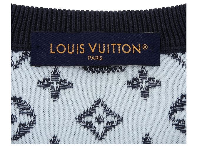 Louis Vuitton Gradient Monogram Baumwollstrick Grau - Ansicht 4