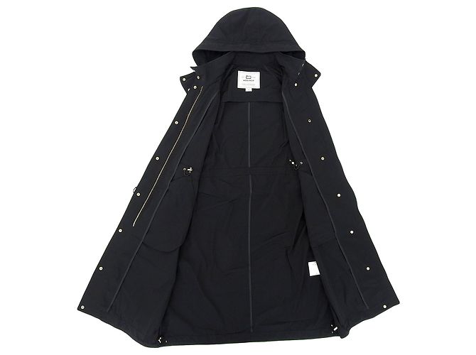 Autre Marque Abrigo de Lana Anorak Woolrich Negro - vista 4