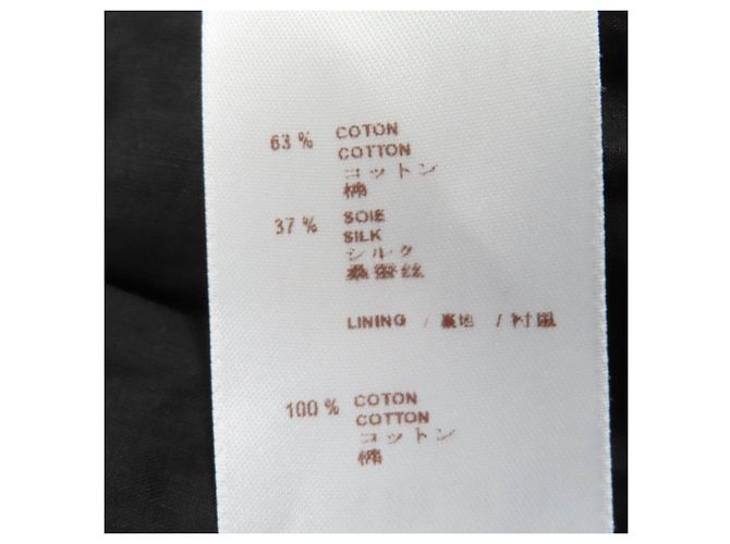 Gonna in pizzo con occhielli e design floreale Louis Vuitton Nero - vista 8