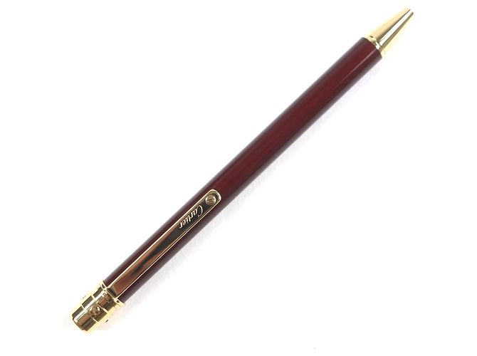 Bolígrafo Santos de Cartier Castaño - vista 3