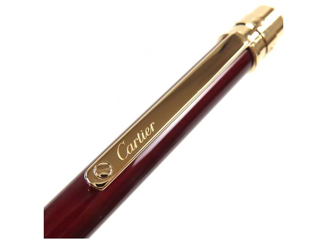 Bolígrafo Santos de Cartier Castaño - vista 6