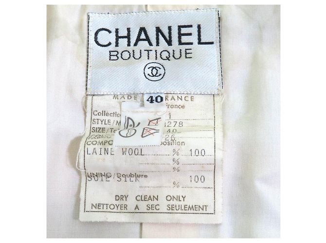 Timeless Chanel Jacken-Kleid-Set Schwarz Mehrfarben - Ansicht 12