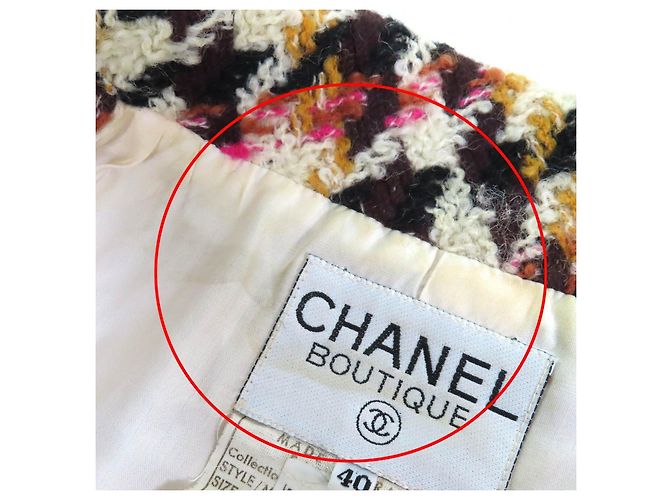 Timeless Chanel Jacken-Kleid-Set Schwarz Mehrfarben - Ansicht 14