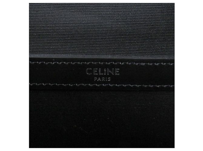 Céline CELINE Triomphe beschichteter Canvas-Rucksack Schwarz - Ansicht 10