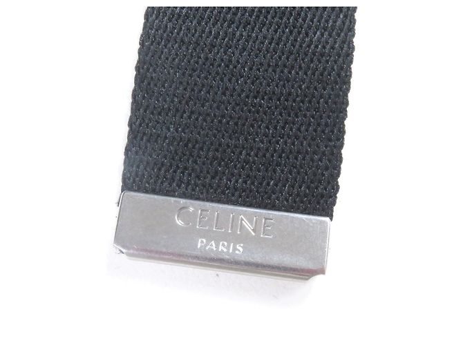 Céline CELINE Triomphe beschichteter Canvas-Rucksack Schwarz - Ansicht 9