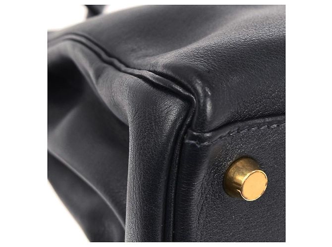 Hermès Hermes Kelly Blue Courchevel con Gold Hardware 32 - vista 6