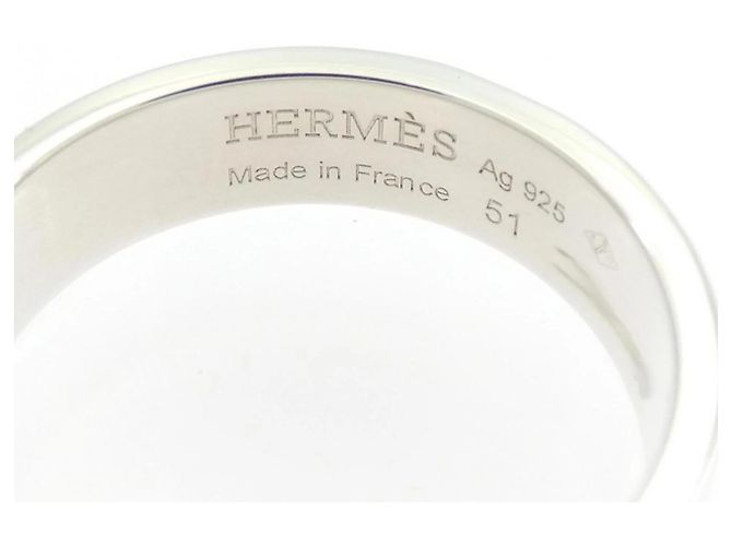 Ring Anello in argento Collier de Chien di Hermès - vista 4