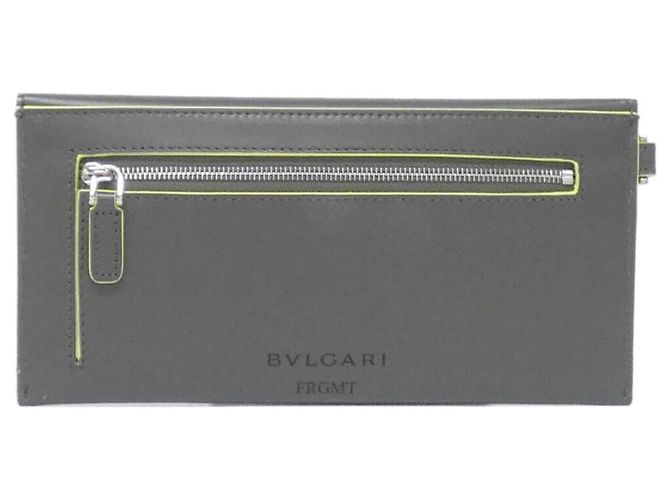 Bulgari Cartera Larga Bvlgari x Fragment Castaño Verde - vista 2
