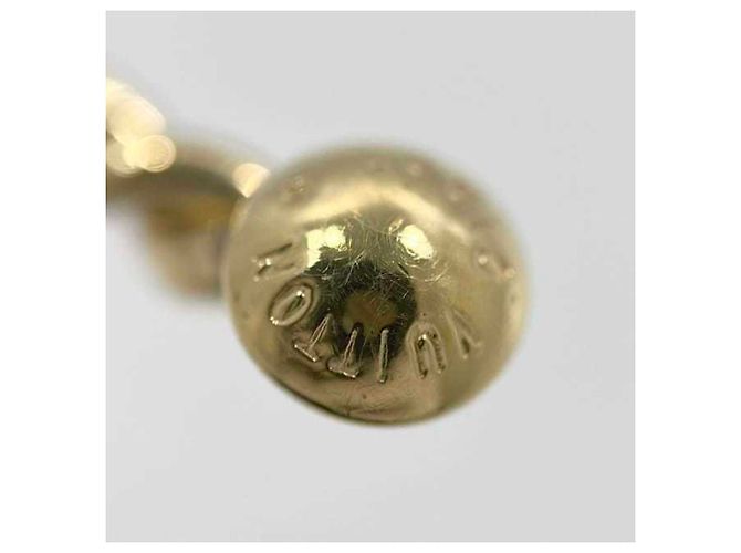 Fascia per Capelli Selete Louis Vuitton Rosso Beige D'oro - vista 10