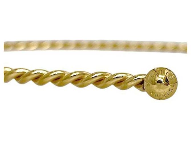 Fascia per Capelli Selete Louis Vuitton Rosso Beige D'oro - vista 8