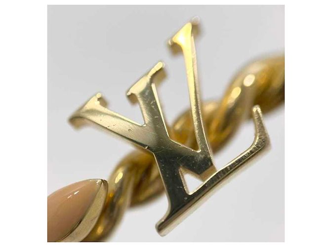 Fascia per Capelli Selete Louis Vuitton Rosso Beige D'oro - vista 9