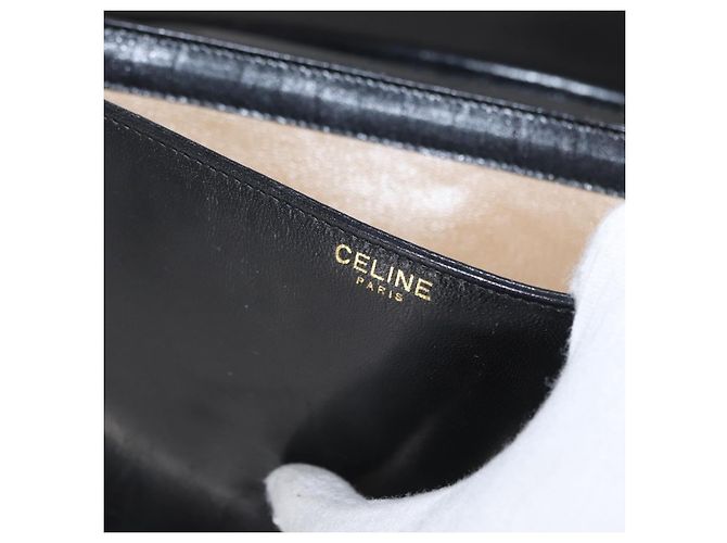 Céline Borsa a mano in pelle Celine Nero - vista 6