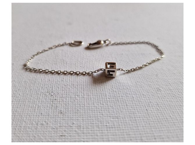 Gucci Bracciale G cube in oro bianco 750/000 Argento - vista 3