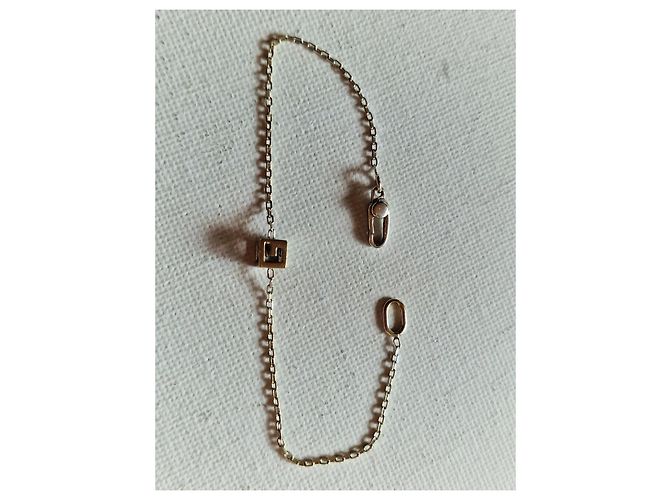Gucci Bracciale G cube in oro bianco 750/000 Argento - vista 4