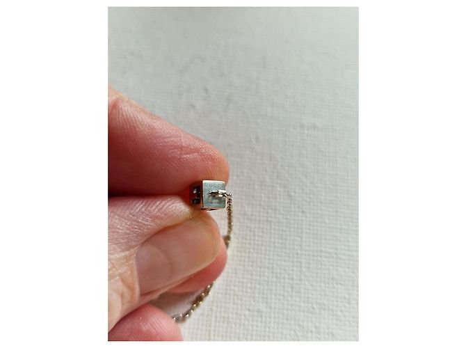 Gucci Bracciale G cube in oro bianco 750/000 Argento - vista 5
