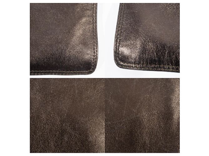 Borsa a spalla in pelle marrone Chanel - vista 19